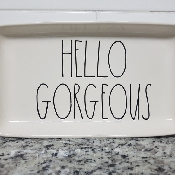 rae dunn Other - Rae Dunn by Magenta "HELLO GORGEOUS" tray